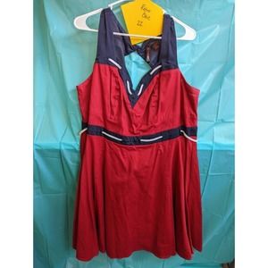 Retro Chic Rockabilly Fit and Flare Dress 22